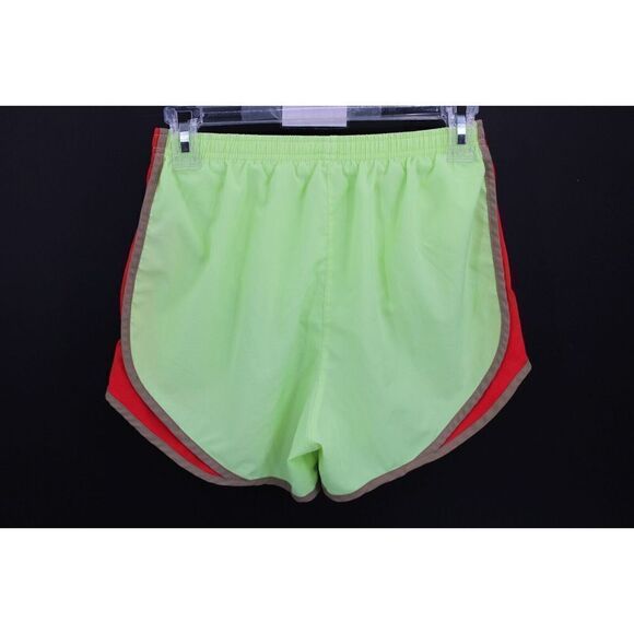 NIKE TEMPO SHORTS RED TAN NEON YELLOW WOMENS SIZE XS - Picture 4 of 5